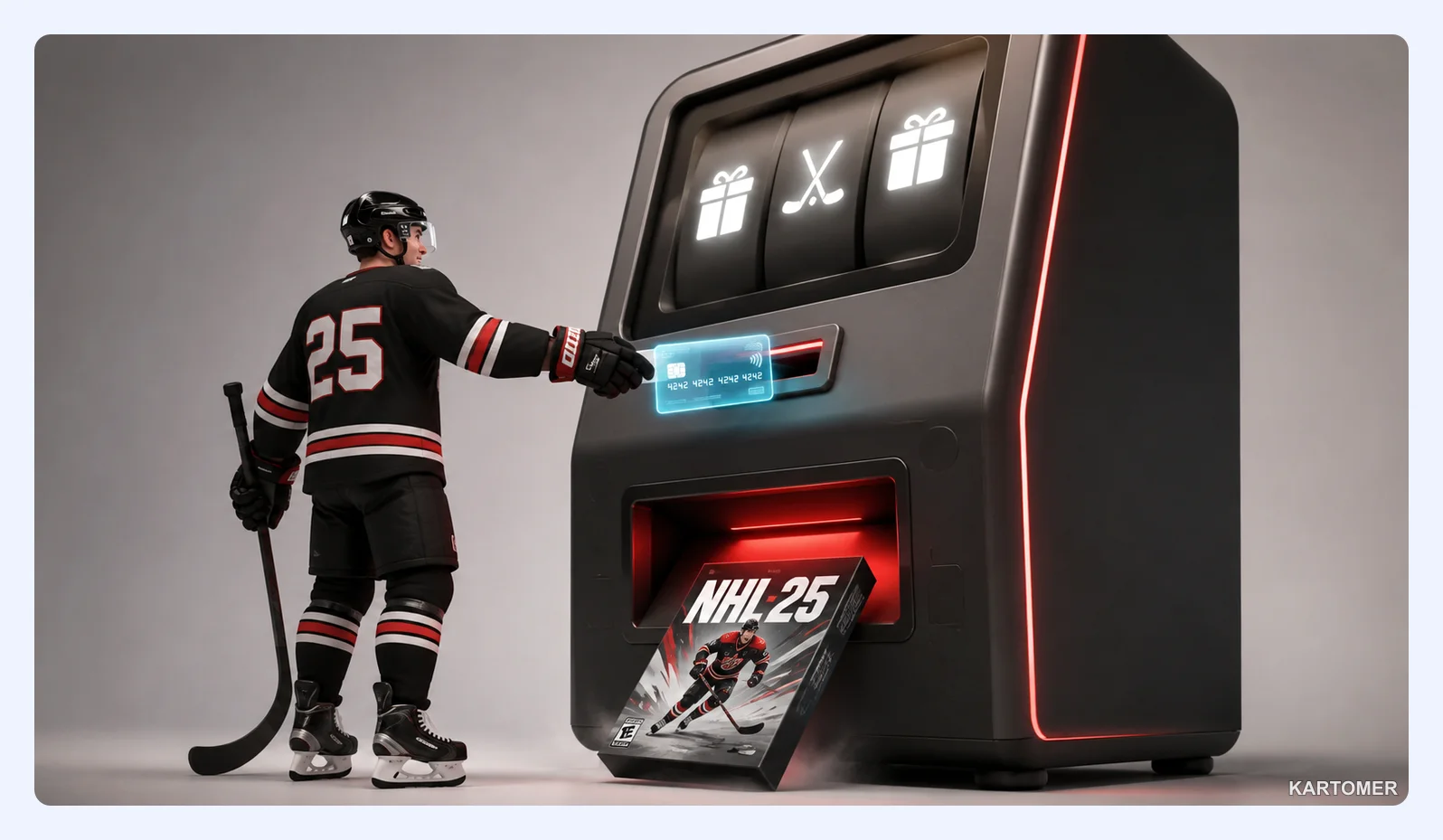 Скриншот: Виртуальная карта для оплаты NHL 25
