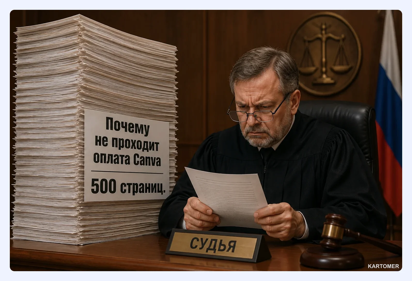 Скриншот: Частые ошибки при оплате Canva