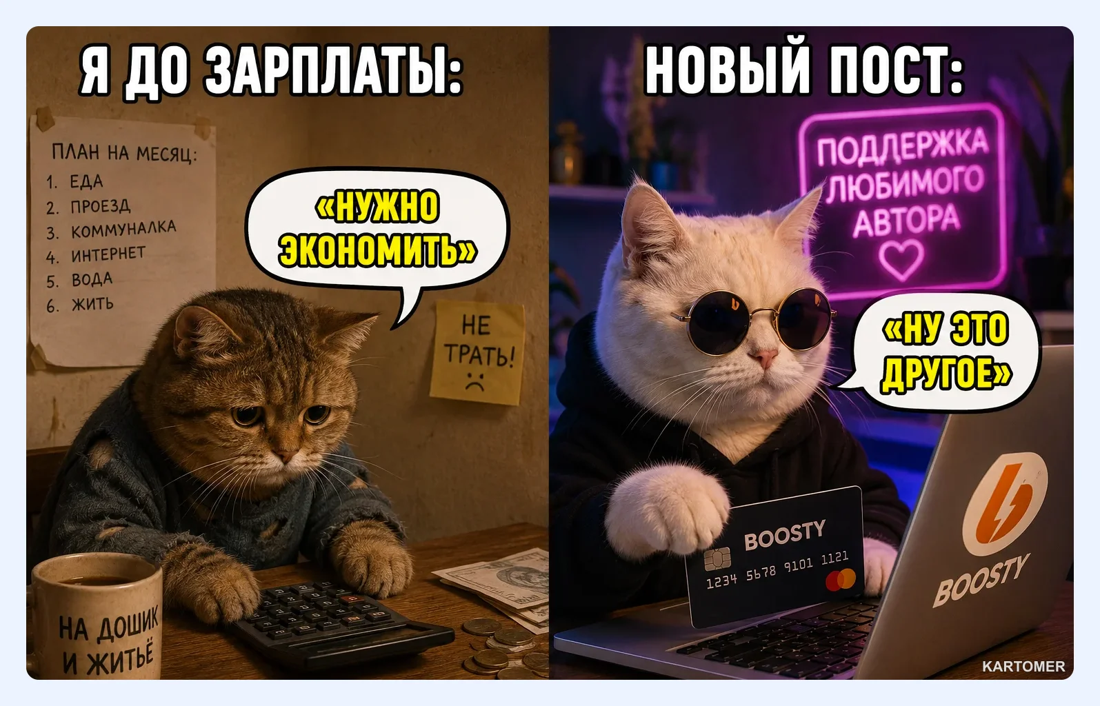 Скриншот: Как оформить подписку на Boosty
