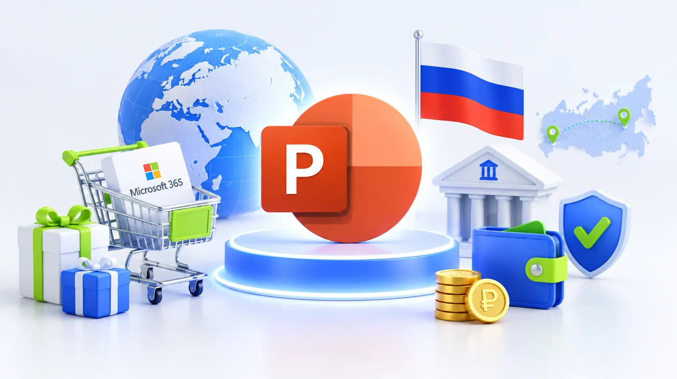 Как оплатить PowerPoint из России в 2026 году: способы покупки Microsoft 365