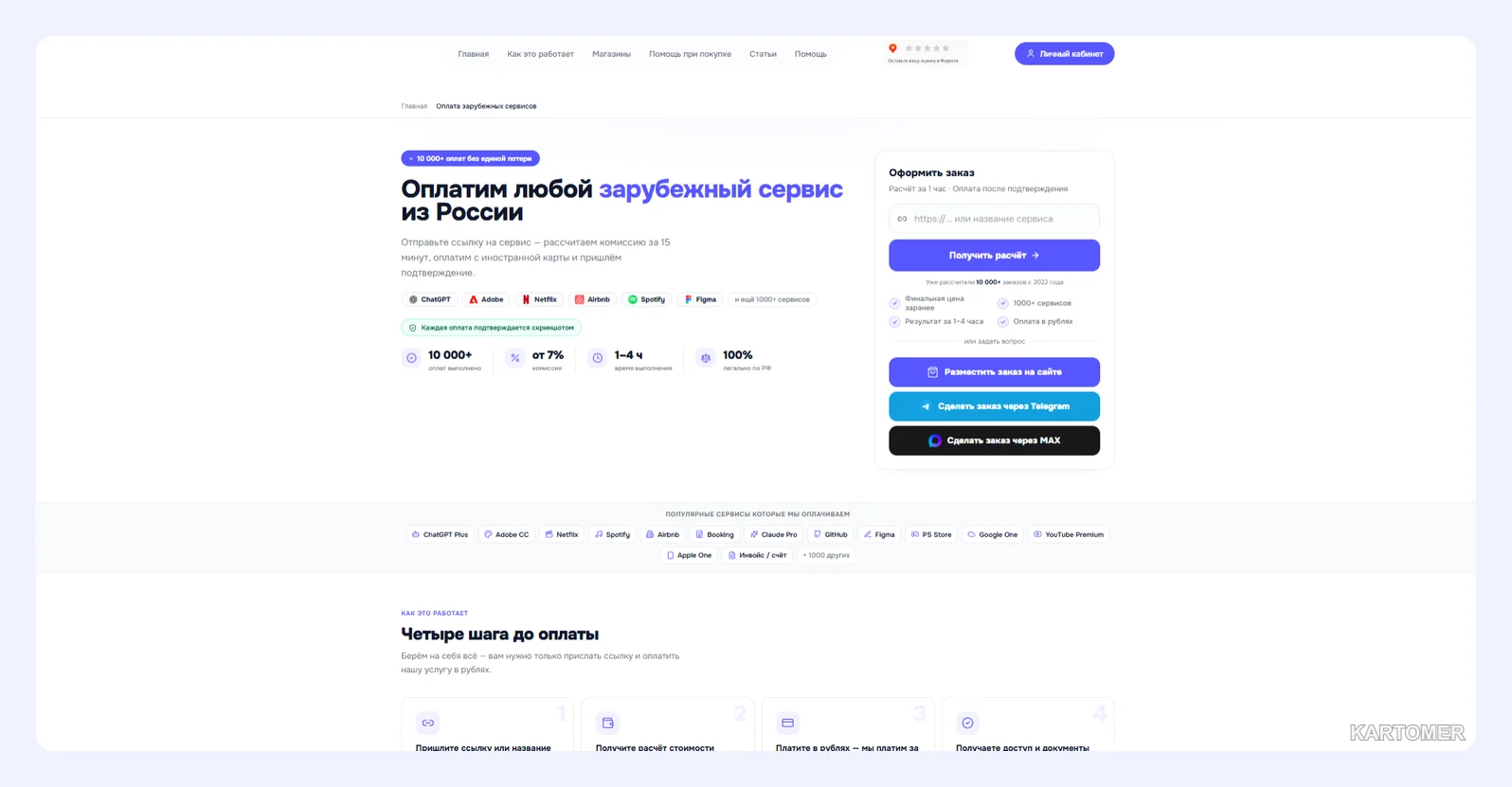 Скриншот: SanktionGo