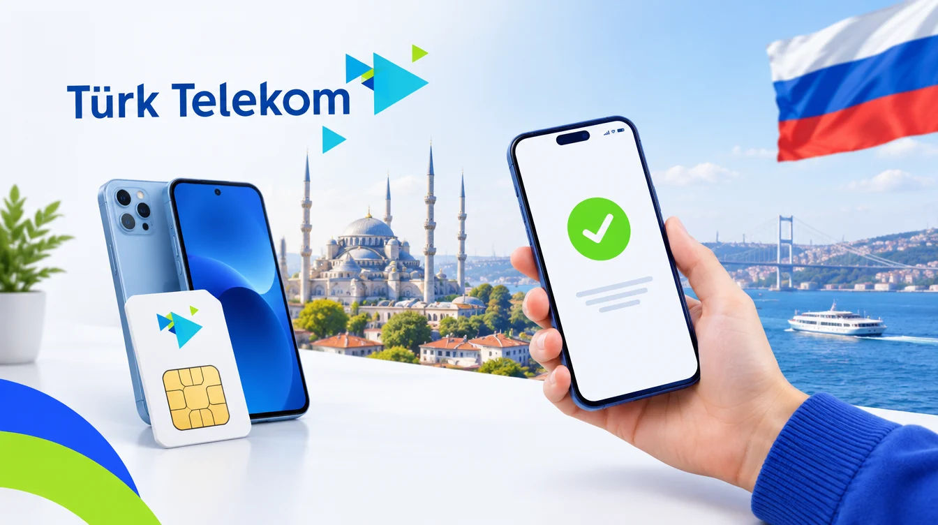 Как оплатить Türk Telekom из России в 2026 году: способы пополнить SIM-карту и интернет
