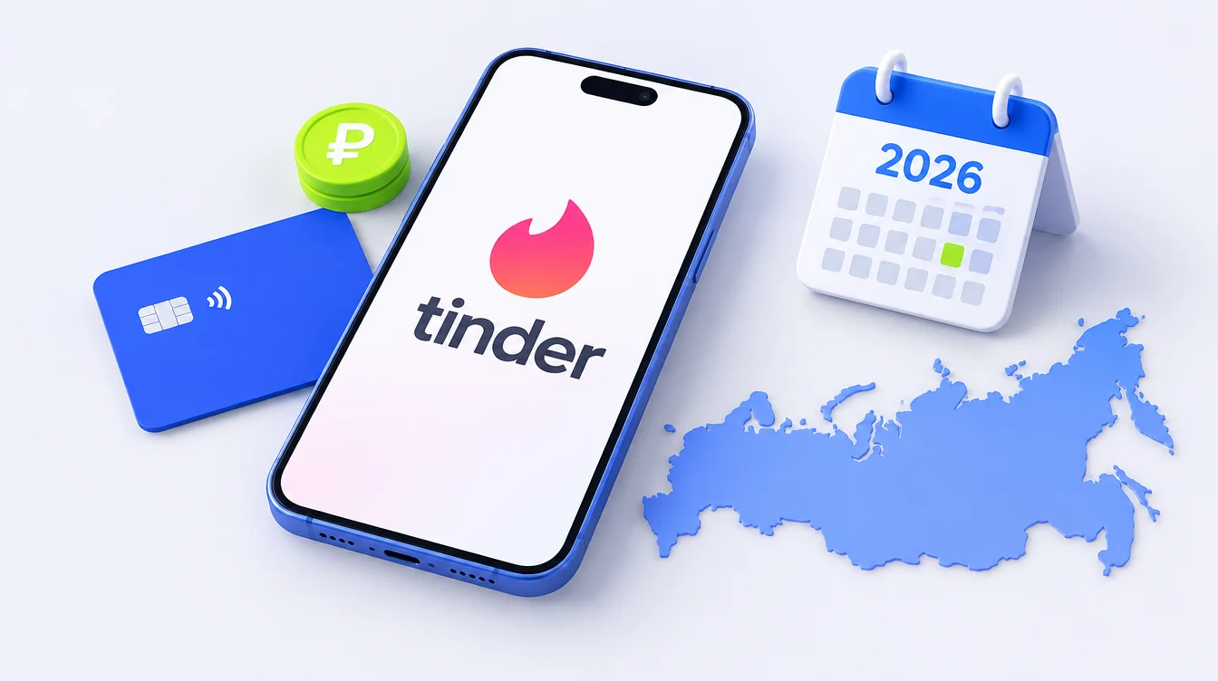 Как оплатить Тиндер в России в 2026 году: актуальные решения