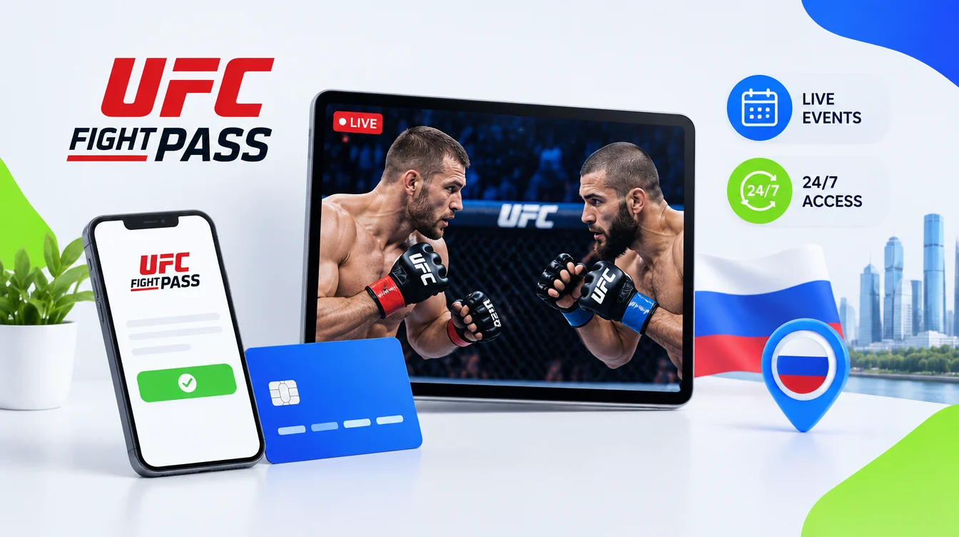 Как оплатить UFC Fight Pass в России в 2026 году