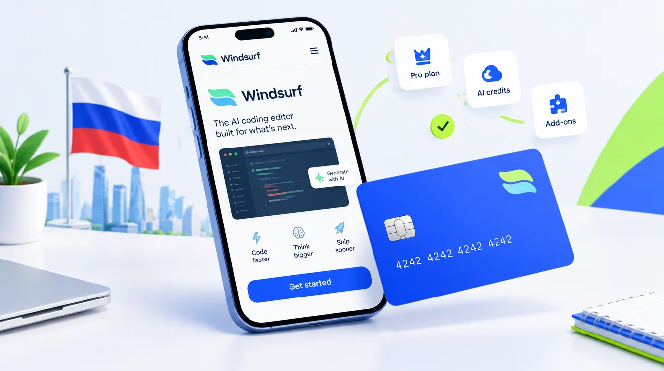 Как оплатить Windsurf из России в 2026 году