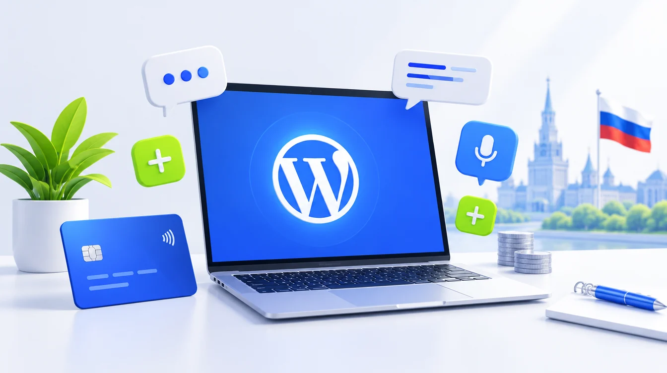 Как оплатить WordPress.com из России в 2026 году