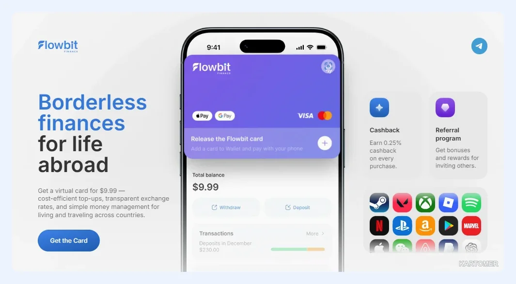 Скриншот: Flowbit Finance