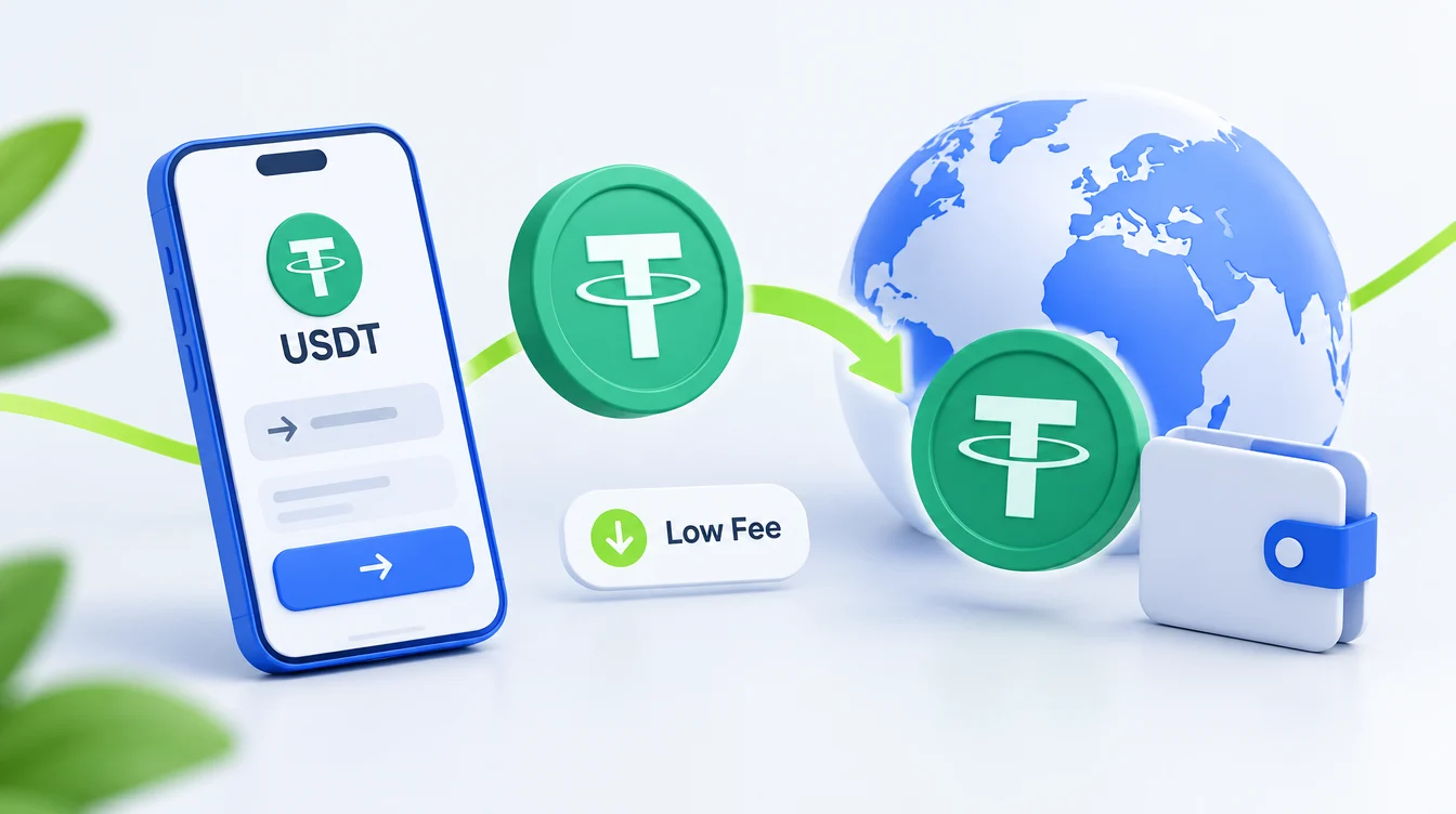 Как отправить USDT с минимальной комиссией сети