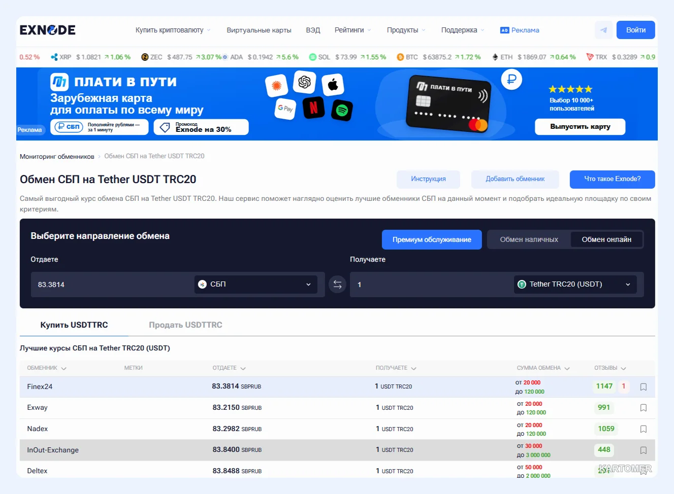 Скриншот: Как перевести USDT: быстро, безопасно и без потери средств