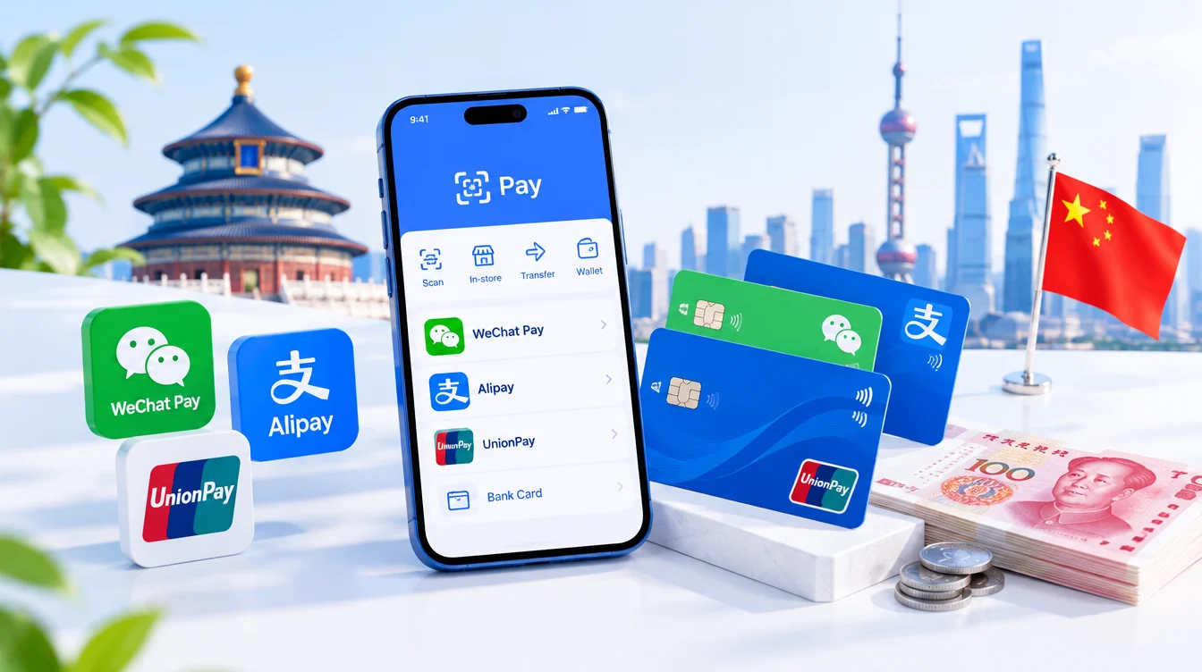 Как платить в Китае в 2026 году россиянам: WeChat Pay, Alipay, UnionPay и наличные