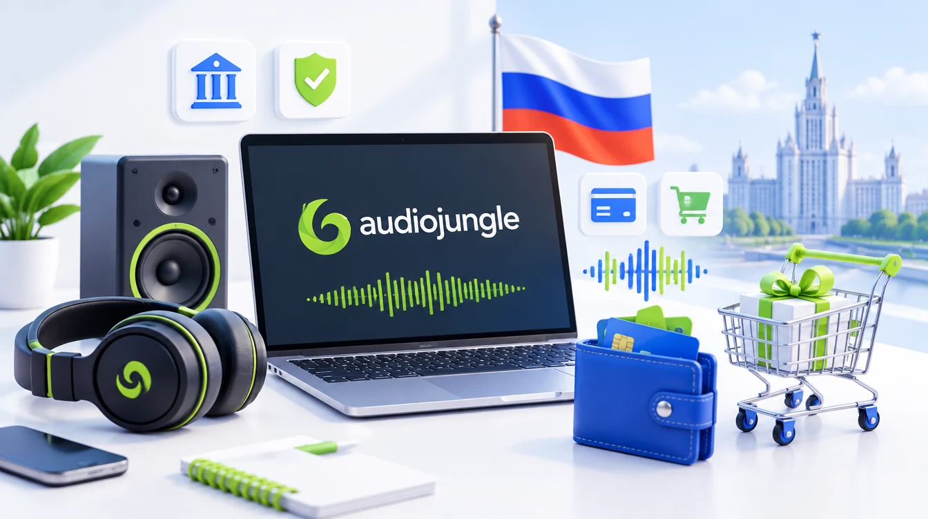 Как пополнить AudioJungle в России в 2026 году: способы оплаты и покупки лицензий
