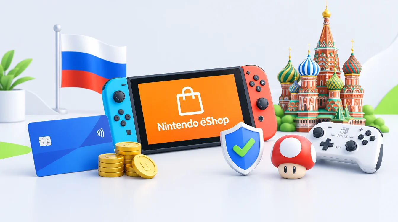 Как пополнить Nintendo eShop в России в 2026 году, оплата подписки