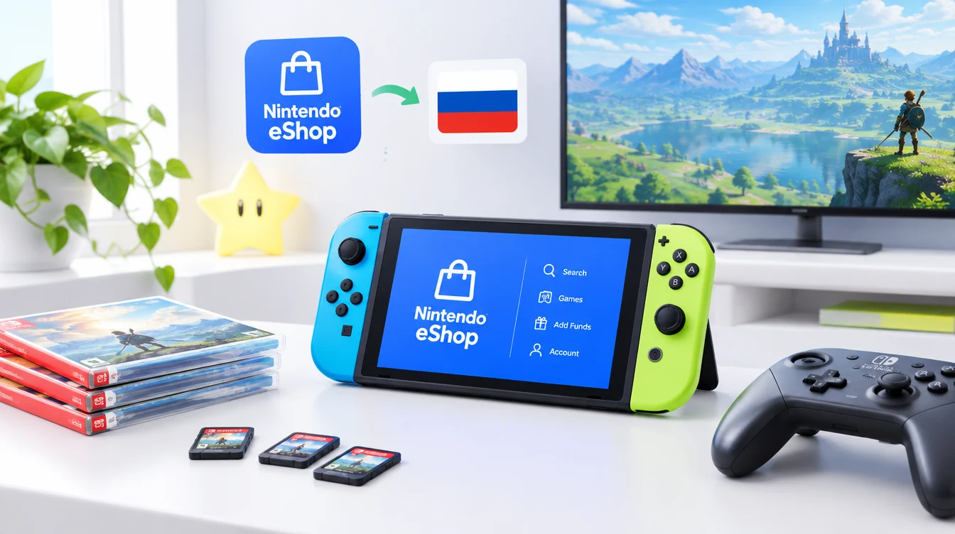Как пополнить Нинтендо Свитч в России: пошаговый гайд для покупки игр в eSHOP
