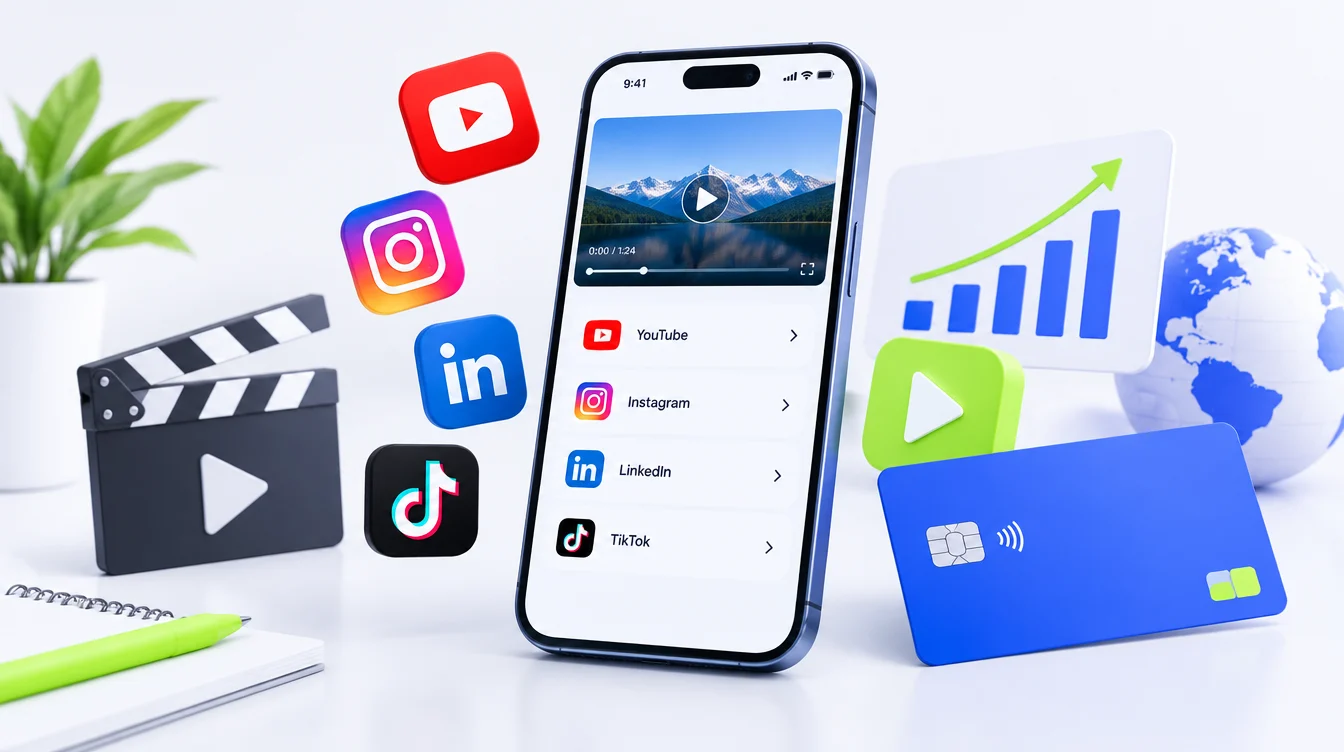 Как распространять видеоконтент в 2026 году: стратегии адаптации под YouTube, Instagram, LinkedIn и TikTok