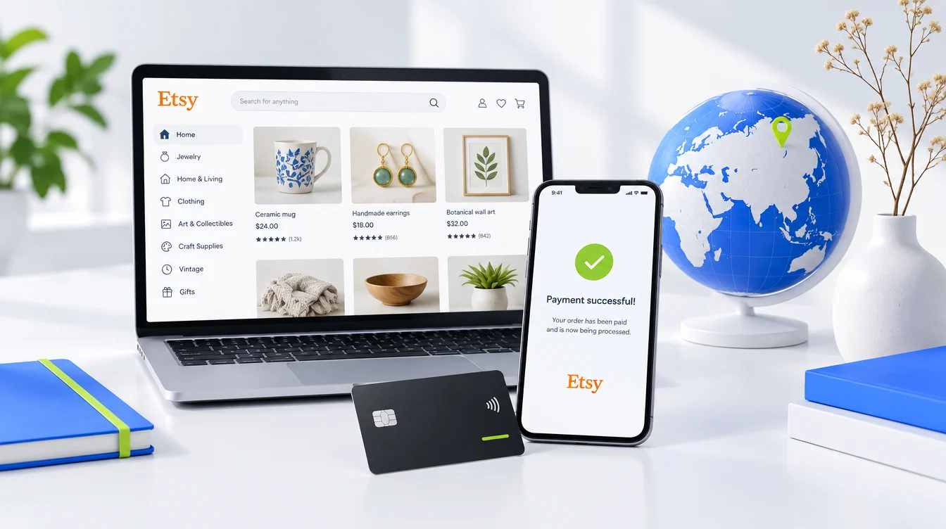 Как устроена оплата Etsy из России: актуальные способы