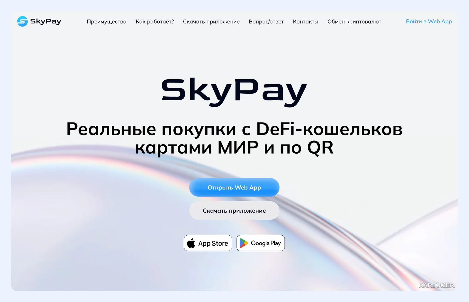 Скриншот: 3. SkyPay — для опытных пользователей
