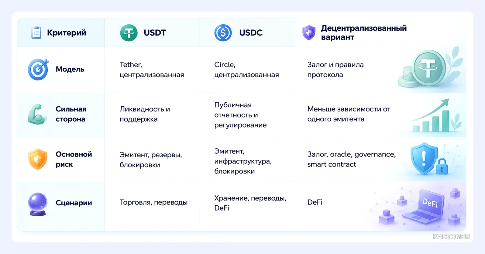 Скриншот: USDT и USDC: сравнение в 2026 году