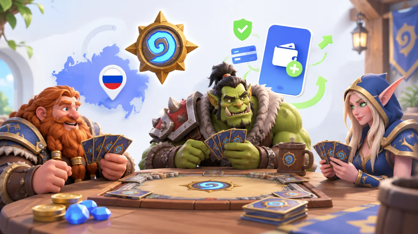 Как задонатить в Hearthstone из России в 2026 году: все рабочие способы