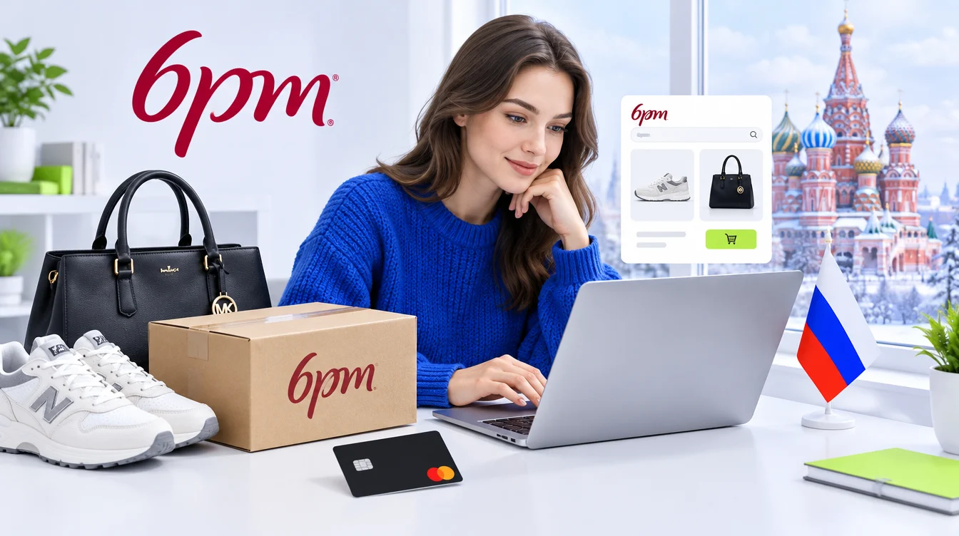 Как заказать и оплатить 6pm.com из России в 2026 году