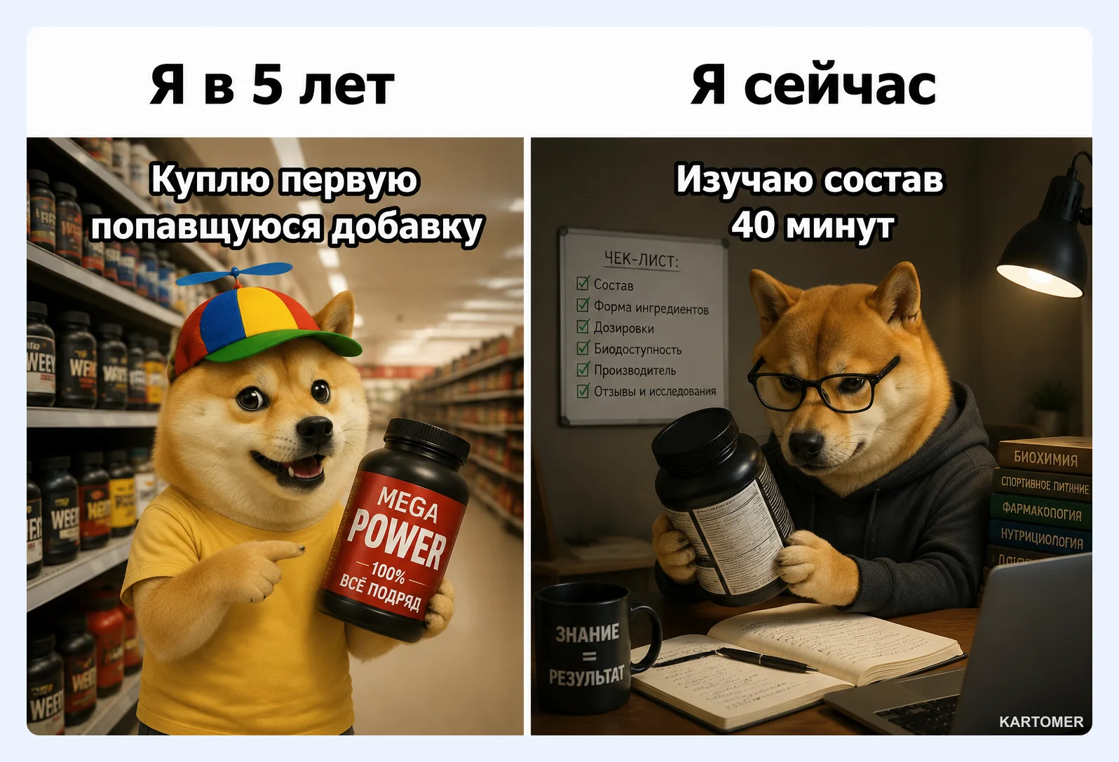 Скриншот: Выбор товаров и добавление в корзину
