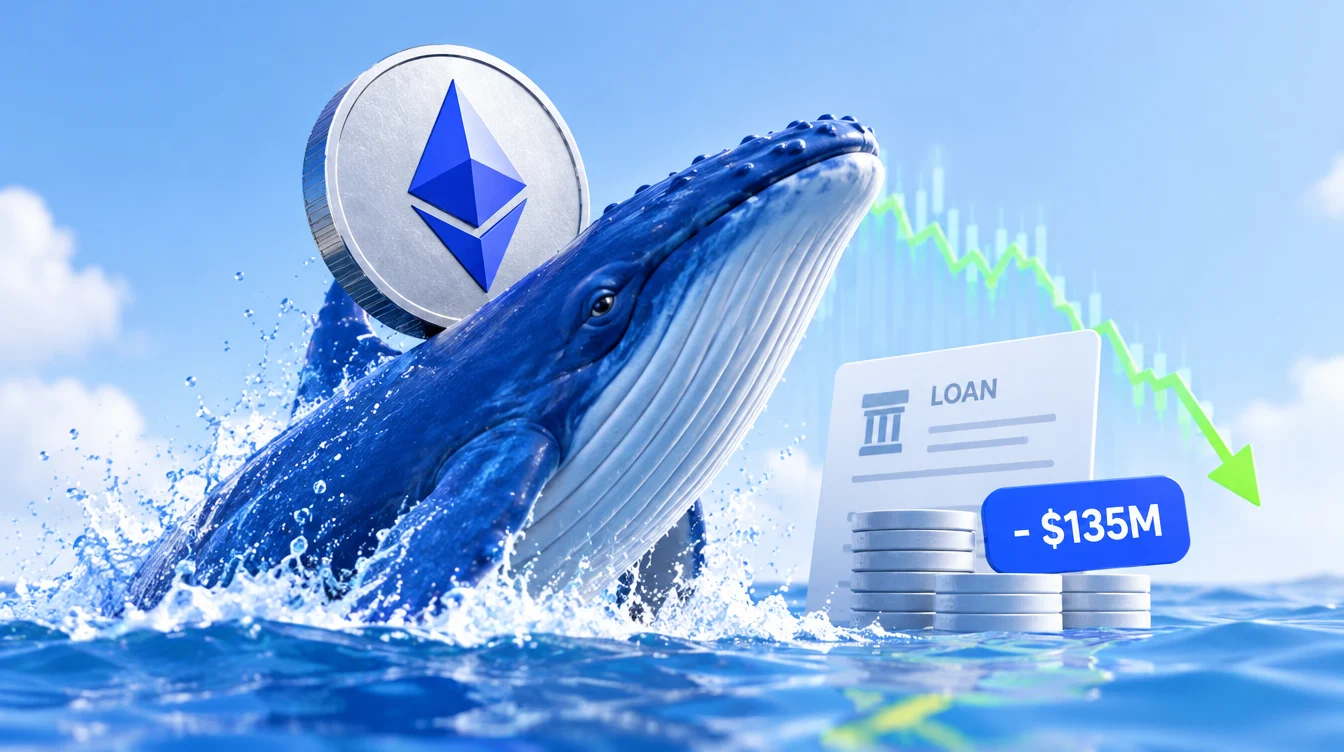 Кит не выдержал: крупный OTC-инвестор продаёт ETH в убыток $135 млн, чтобы закрыть кредиты