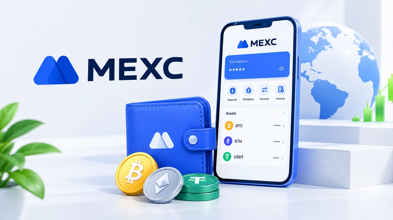 Криптокошелек MEXC: обзор счетов, пополнения и вывода