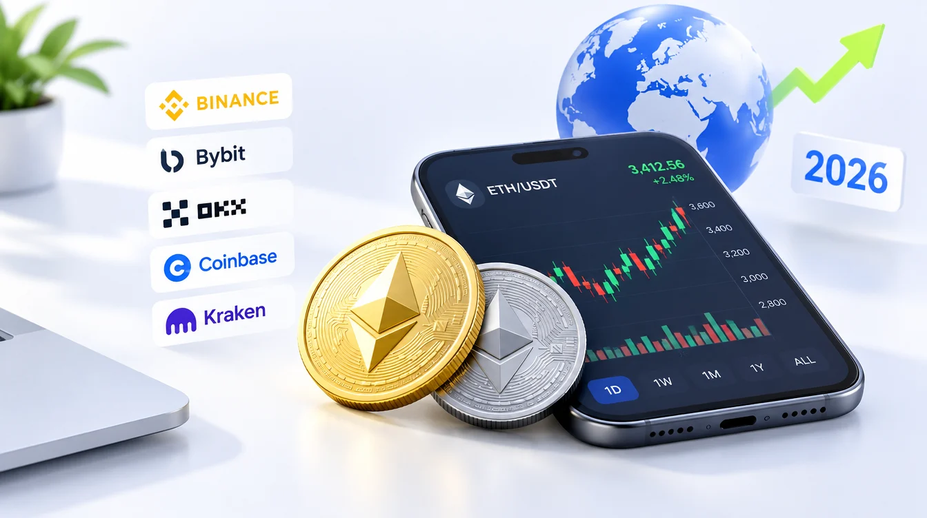 Криптовалютная биржа: лучшие платформы для торговли криптой в 2026