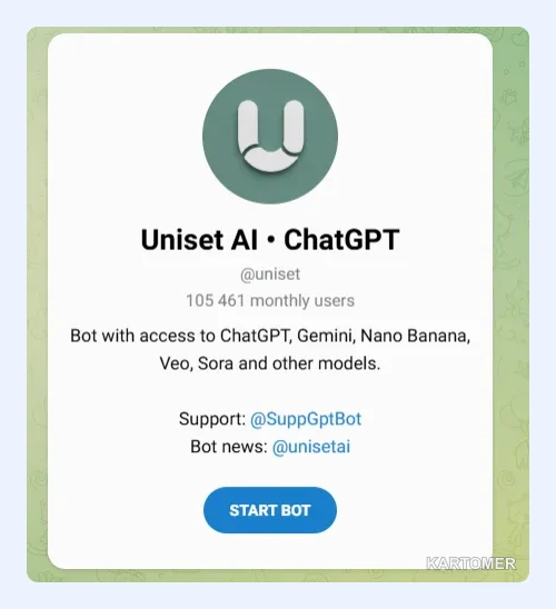 Скриншот: Uniset AI
