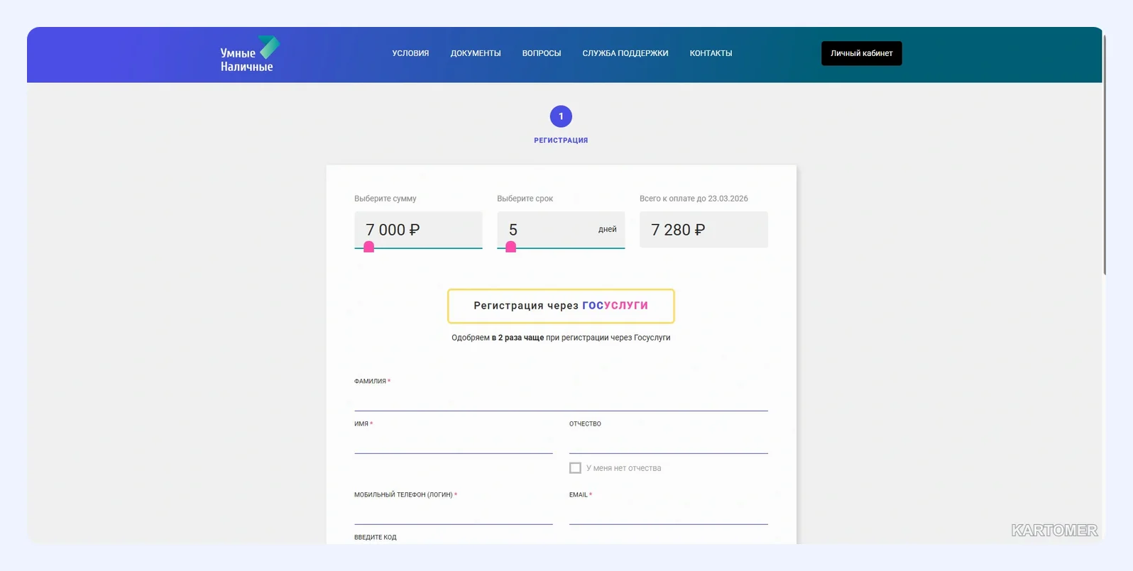 Скриншот: 5. еКапуста, Web-zaim, Smartcash
