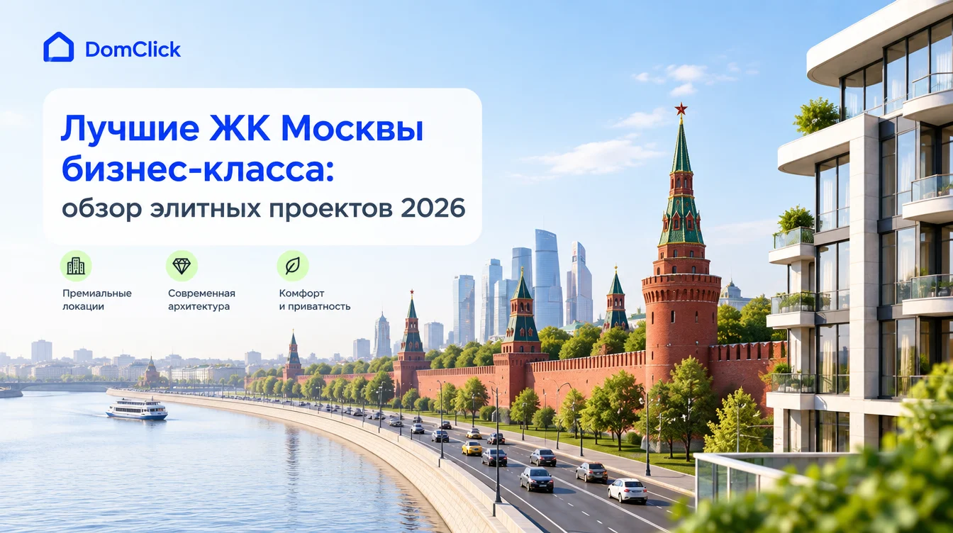 Лучшие ЖК Москвы бизнес-класса: обзор элитных проектов 2026