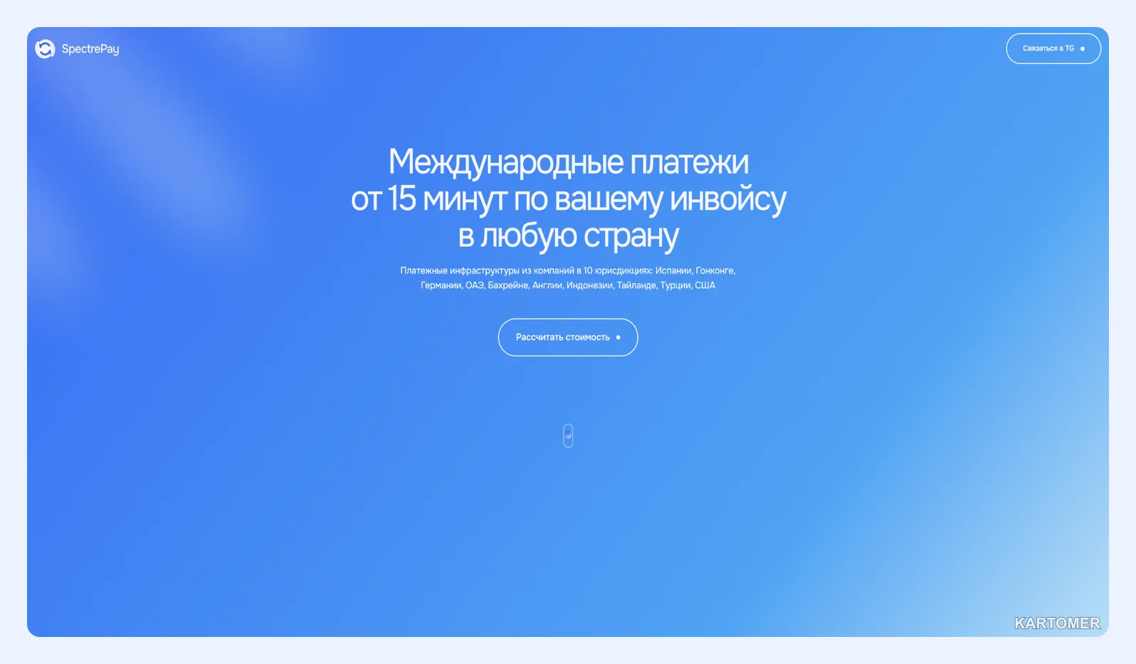 Скриншот: SpectrePay