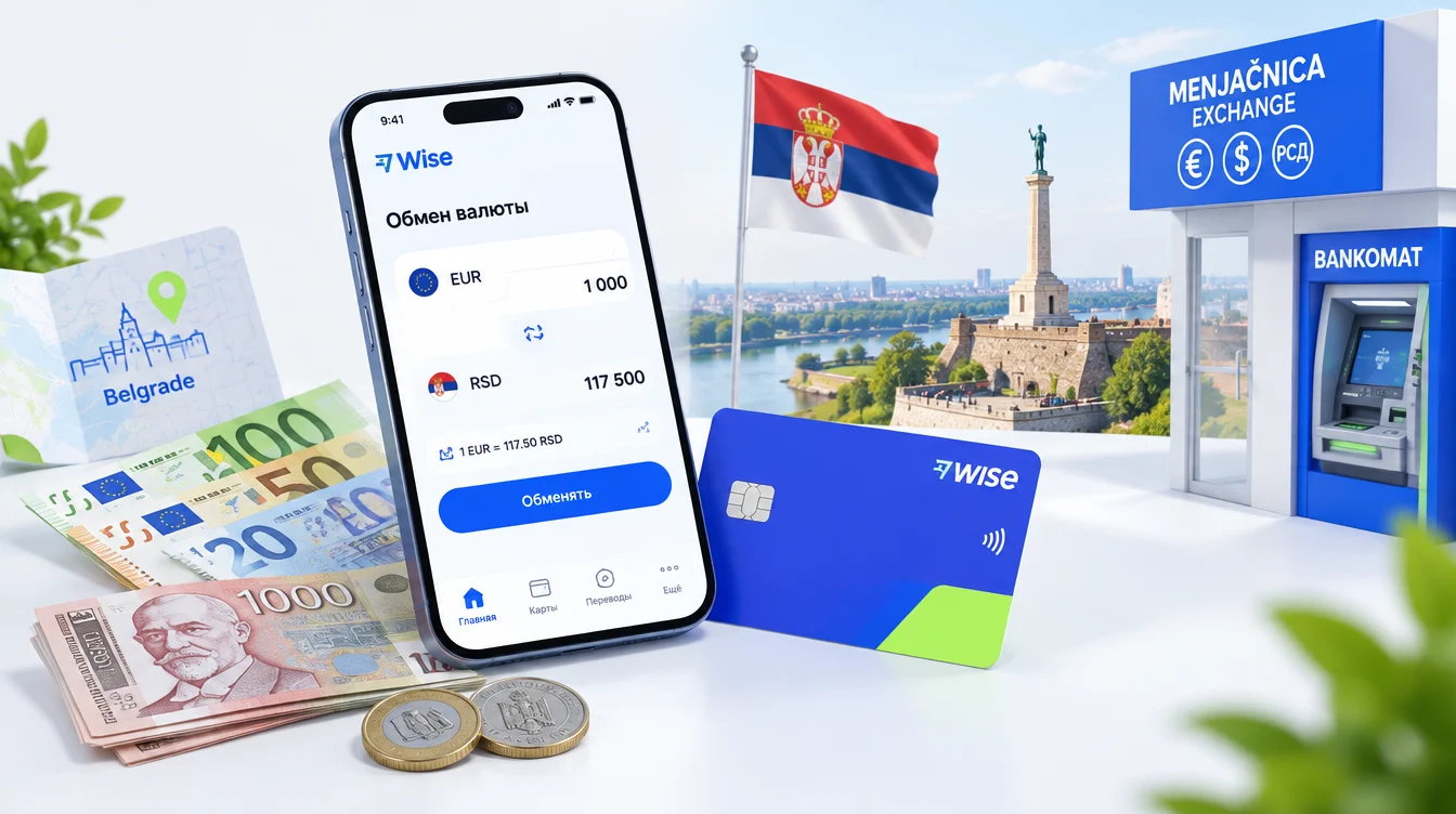 Обмен валюты в Сербии и Белграде в 2026 году: обменники, карты и банкоматы