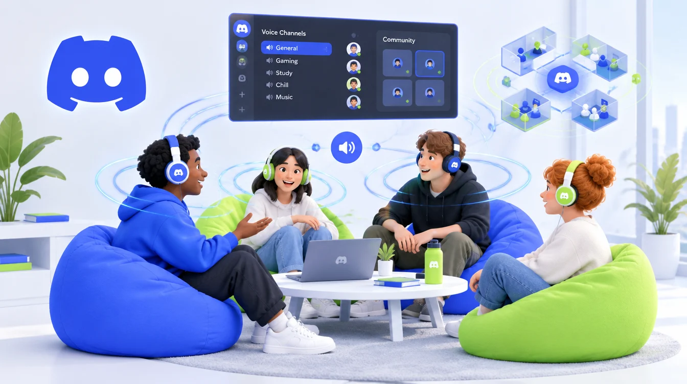 Обновление Discord: виртуальные комнаты и пространственное аудио