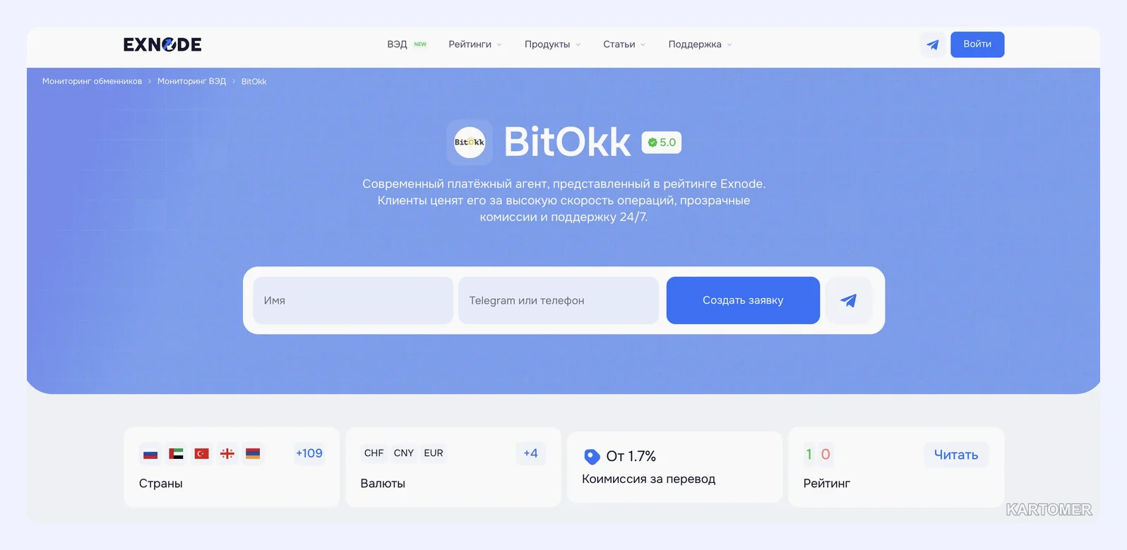 Скриншот: 🔸 BitOkk