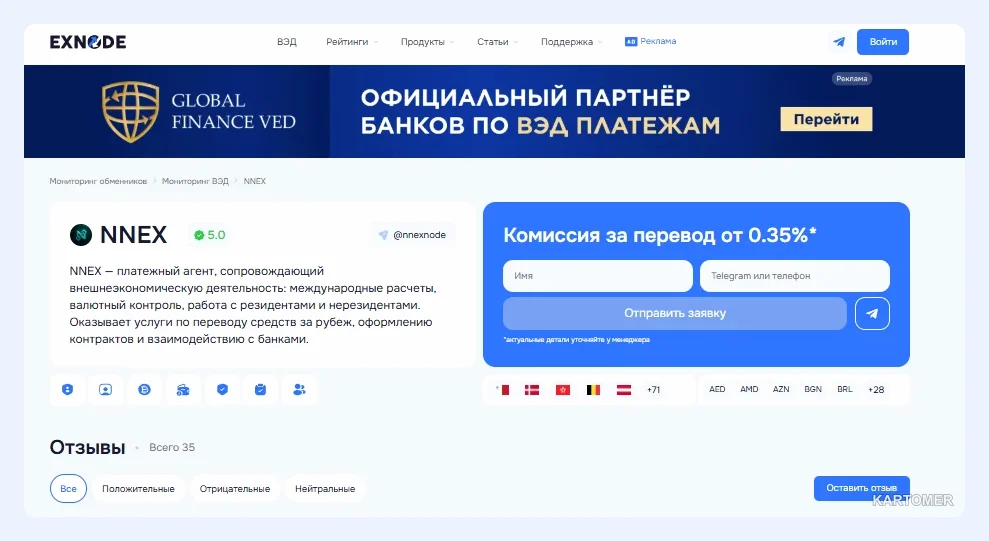 Скриншот: 2. Nnex — для сетевых поставок и нескольких юрисдикций