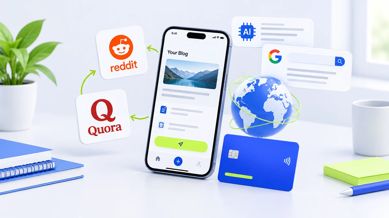 От блога к Reddit и Quora: как распределять контент, чтобы попадать в ответы AI и Google