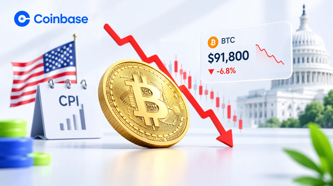 Падение биткоина до $91,8 тыс.: как ожидание данных по ИПЦ встряхнуло крипторынок