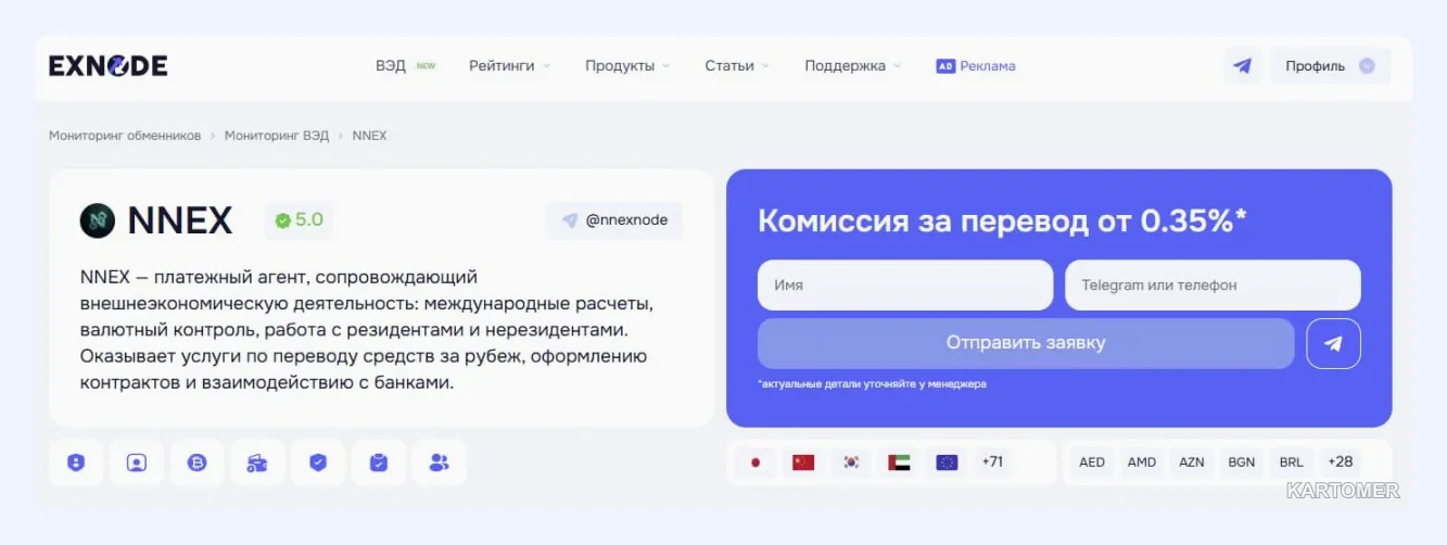 Скриншот: 3. NNEX — онлайн без бумажной волокиты