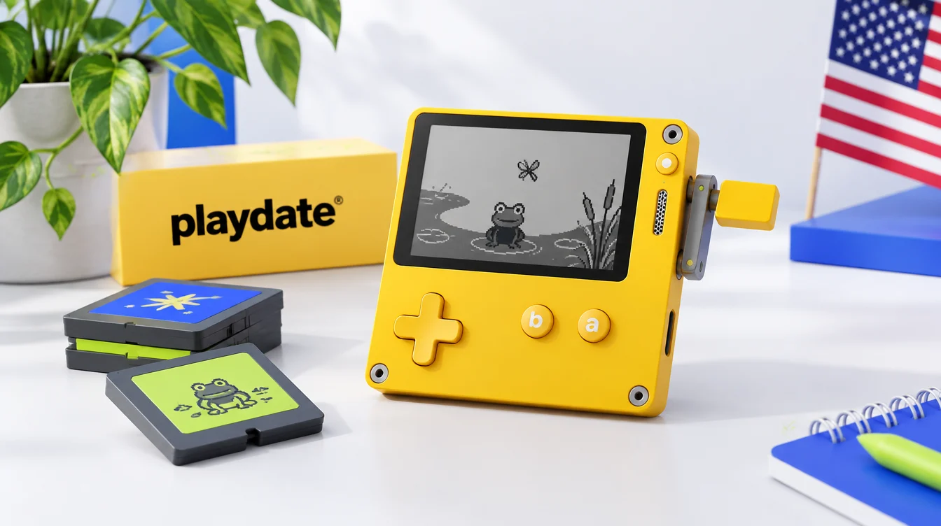 Playdate: как купить уникальную портативную консоль 2026
