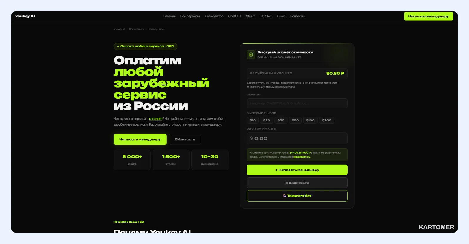 Скриншот: Youkey AI