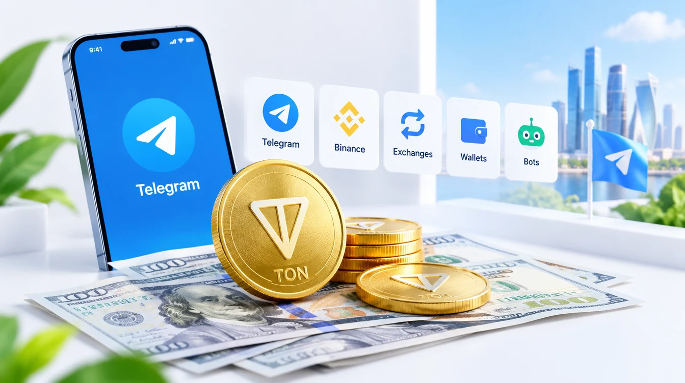 Покупка Toncoin (TON) в 2026 году: как купить через Telegram, на биржах, через обменники, боты