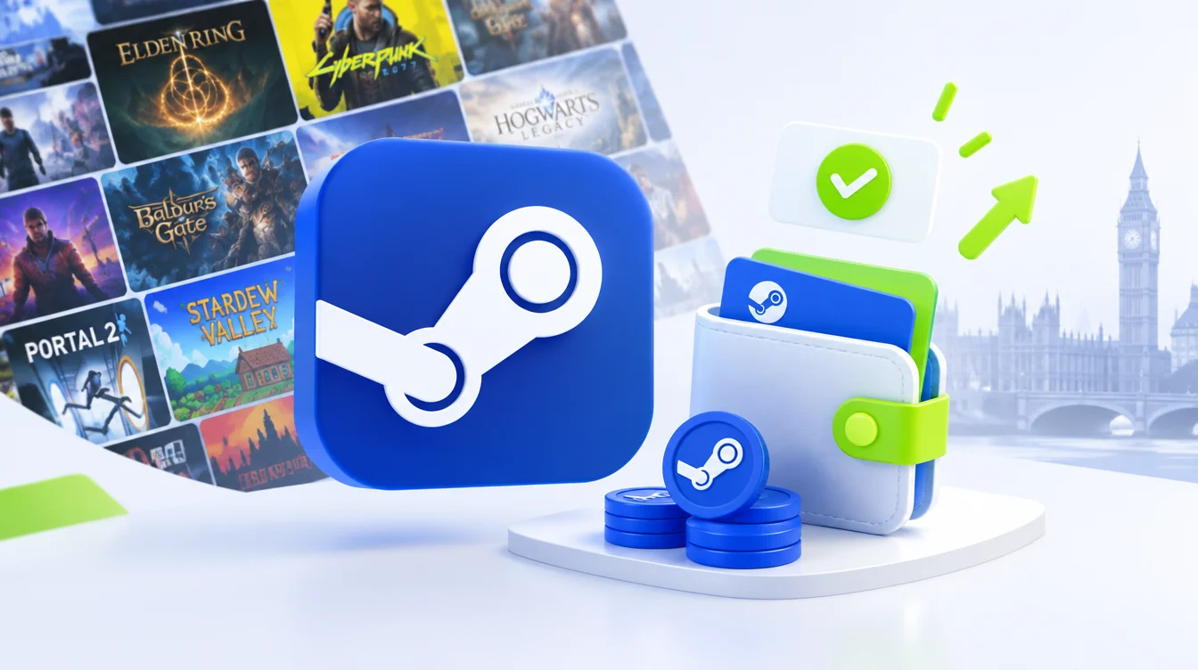 Пополнение баланса Steam: ТОП-10 проверенных площадок