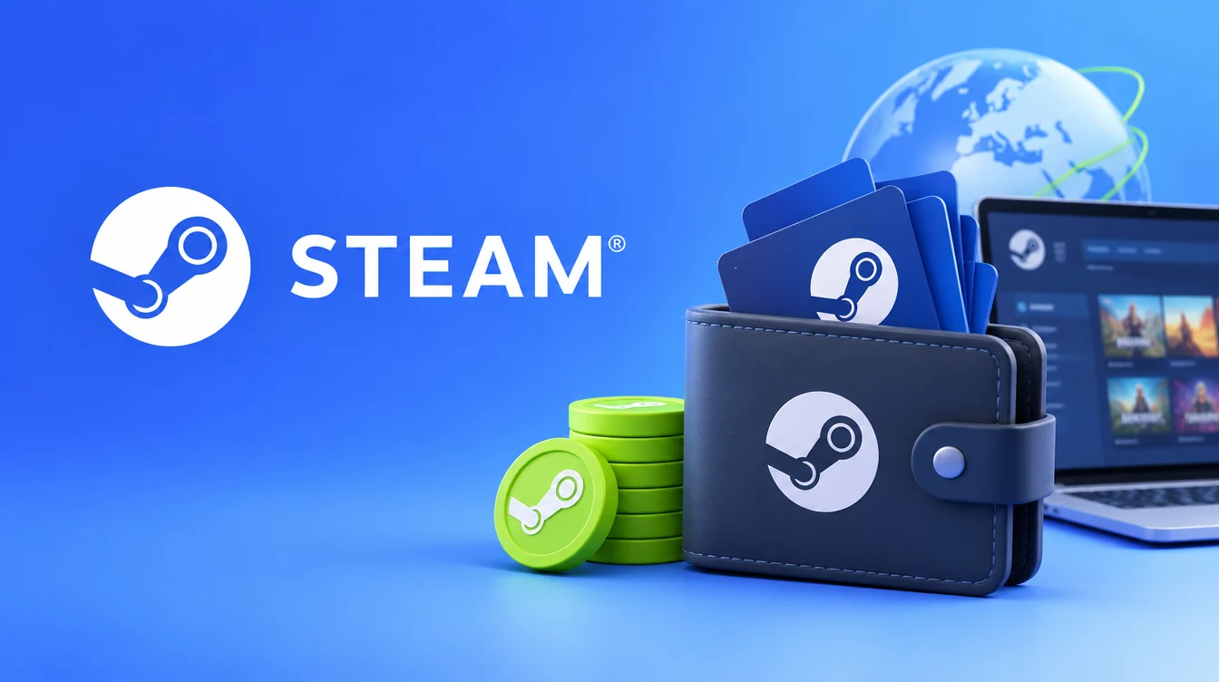 Пополнить кошелек Steam: лучшие сервисы 2026 года