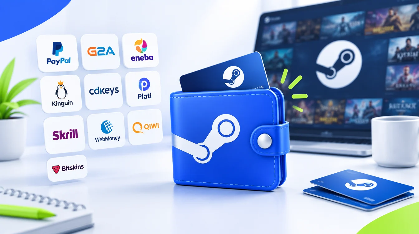 Пополнить кошелек Steam: топ-10 надежных сайтов для безопасного пополнения