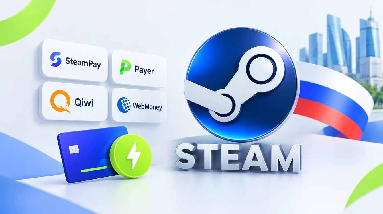 Пополнить Steam в России: ТОП-4 сервиса с быстрыми платежами