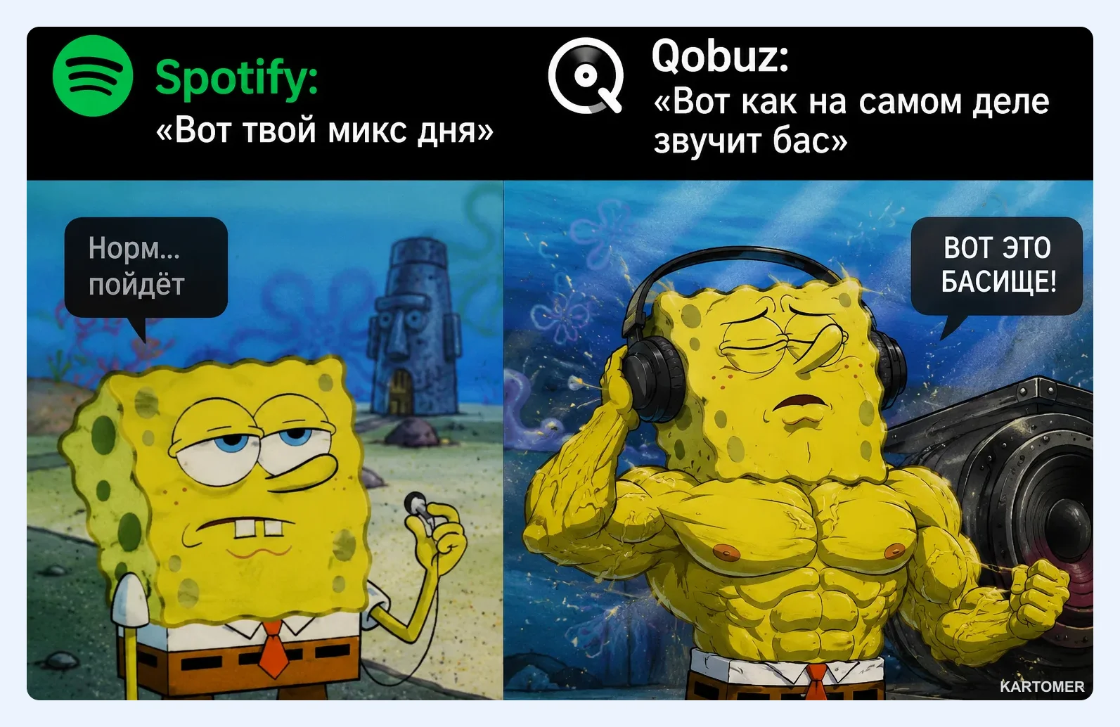 Скриншот: Чем Qobuz отличается от других сервисов