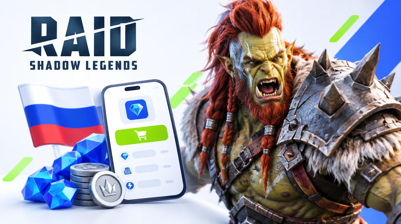 RAID: Shadow Legends – донат и покупка в России 2026