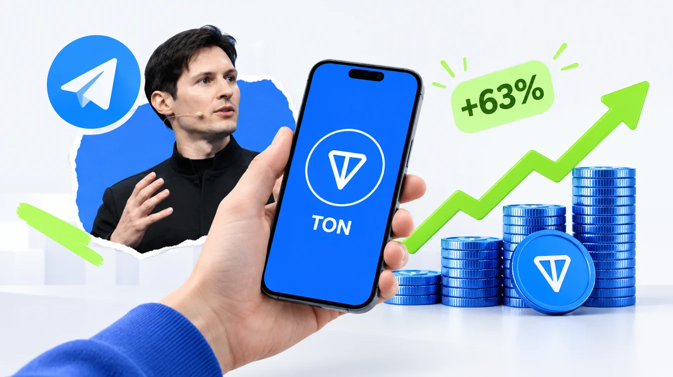 Резкий рост Toncoin: цена выросла на 63 % — разбираем причины и последствия