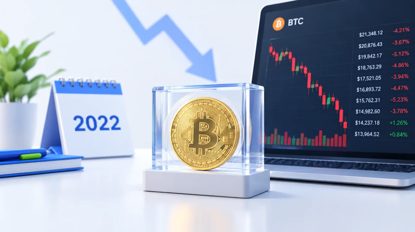 Падение биткоина в 2022 году: с чем оно было связано