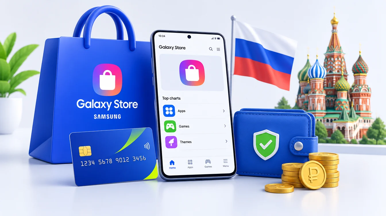 Samsung Galaxy Store: как пополнить из России в 2026 году